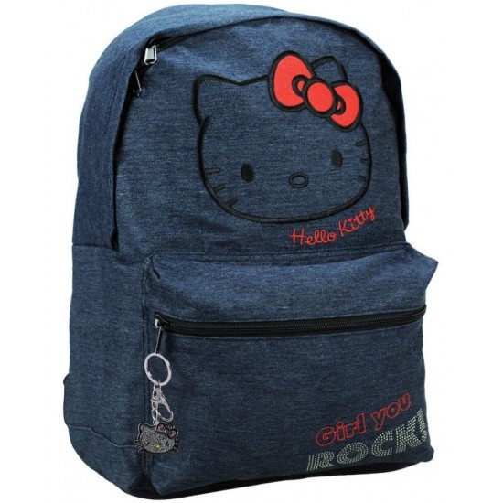 ΣΑΚΙΔΙΟ ΠΛΑΤΗΣ ΔΗΜΟΤΙΚΟΥ HELLO KITTY DENIM (335-75033)